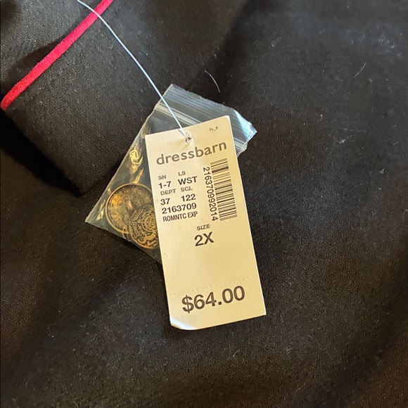 Westport Black Military Style Jacket with Embroidery - Picture 8 of 10